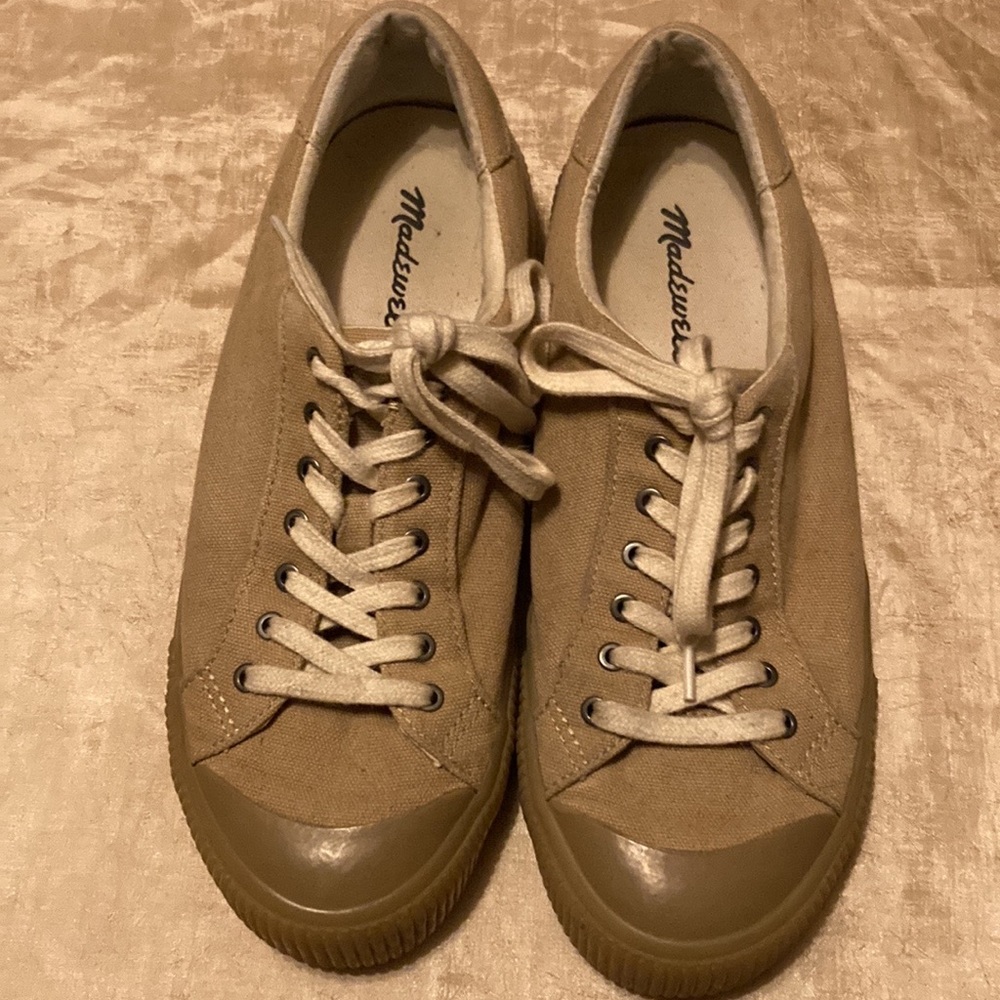 Madewell Sidewalk Sneakers Cap Toe Low Size 9
